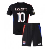 Maglia Calcio Olympique Lyonnais Alexandre Lacazette #10 Seconda Divisa Bambino 2024-25 Manica Corta (+ pantaloncini)